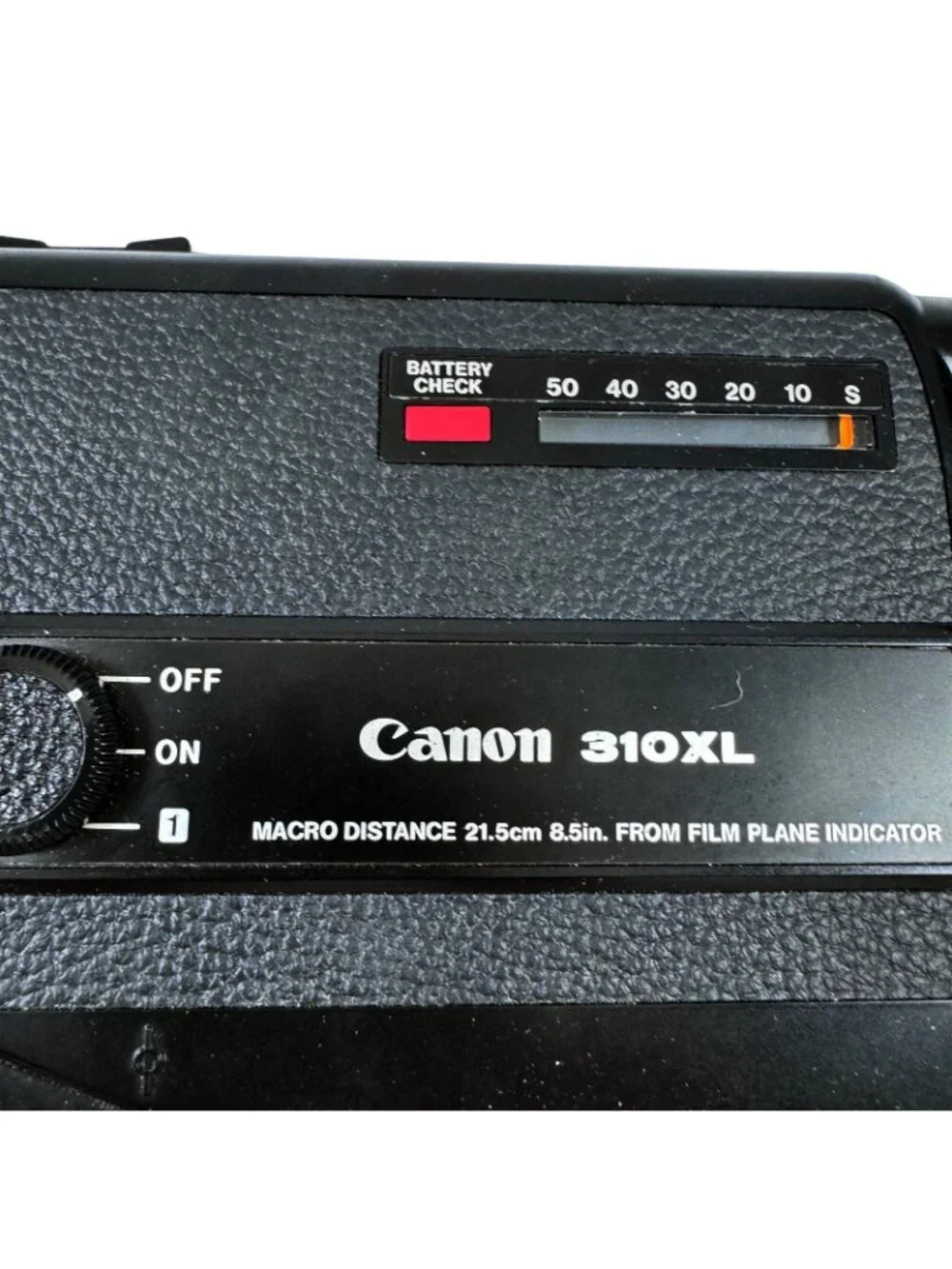 Canon 310 XL Super 8 Movie Camera Zoom 8.5-25.5mm F/1 Lens Vintage 1970s Japan